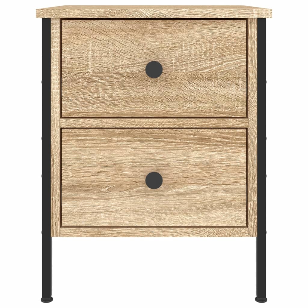 Mesitas Noche 2 Uds Madera Ingeniería Roble Sonoma 40x42x50 Cm_4