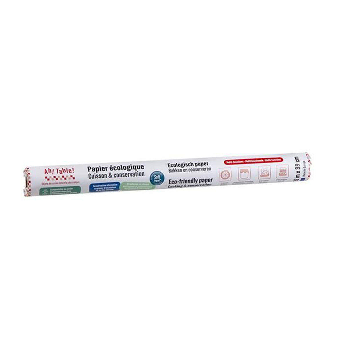 Rolo de papel ecológico para cozinhar/conservar La Droguerie Écologique