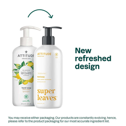 Sabonete Líquido para Mãos Super Leaves Lemon Leaves Attitude 473 ml