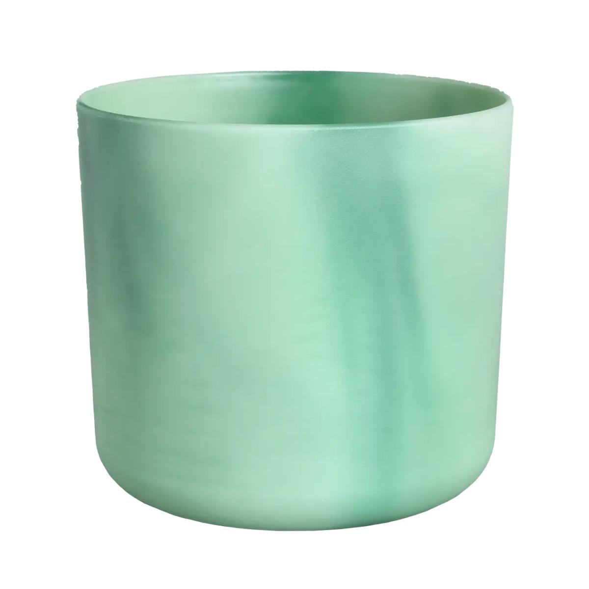 Vaso redondo Ocean Elho reciclado verde Pacífico 14 cm