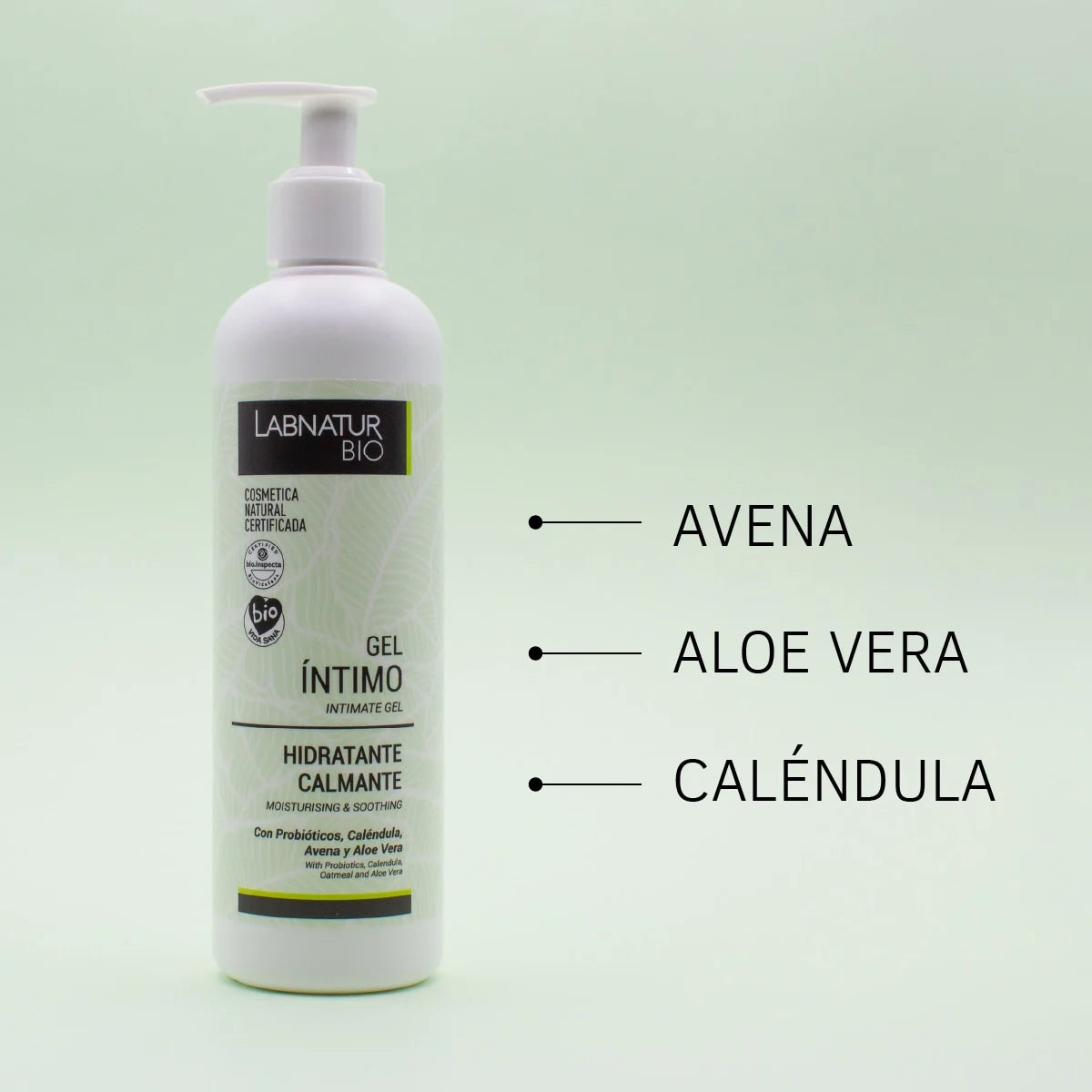 Gel Íntimo Labnatur Bio 400 ml | Probióticos, Caléndula, Avena y Aloe Vera | Limpia, Hidrata y Respeta el pH | Vegano_2