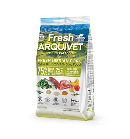 Carne de Porco Ibérico Fresca Arquivet 2,5 Kg Alimento semi-húmido para cães
