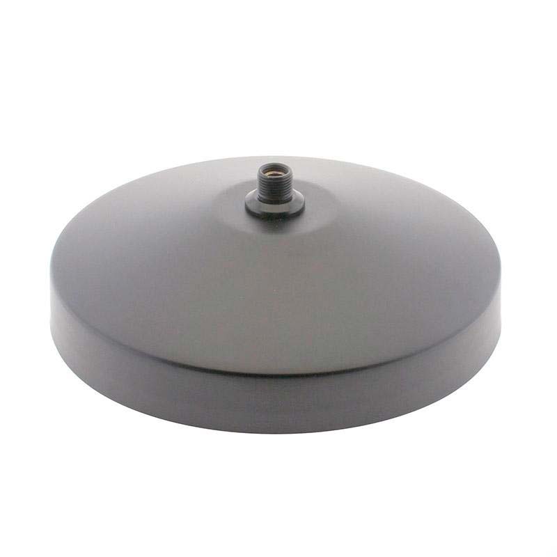 Base Baround Pie Acero Lacado Silver Ø225mm_0