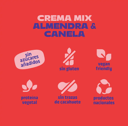 Pack crema de almendra 4 uds The Nut Club 800g_4