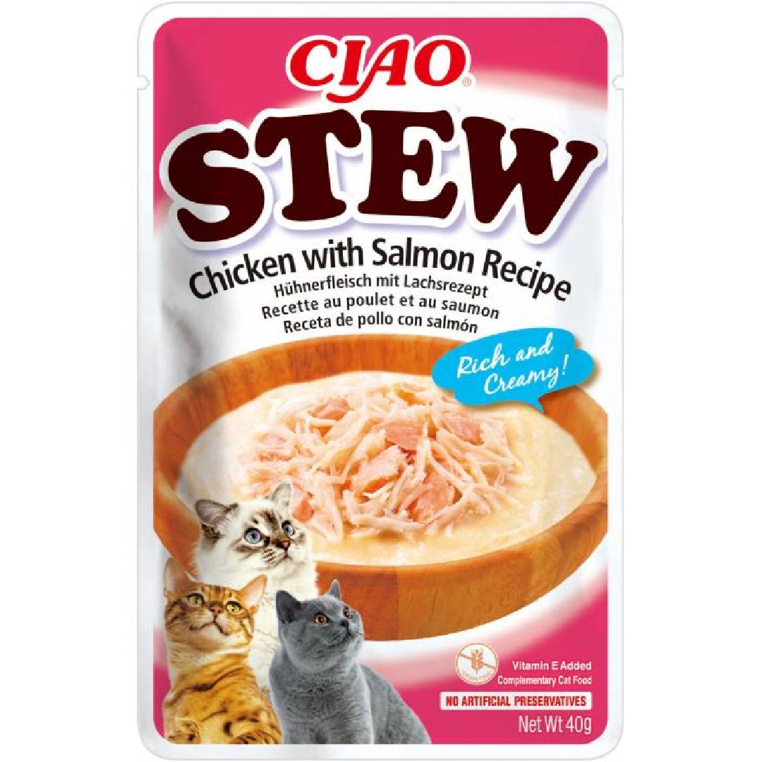 Ensopado de Churu Ensopado de Frango com Salmão 40 g