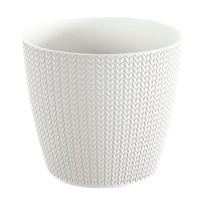 Maceta Wheaty 5,4l., Dimensiones (mm) 218x218x193, Color Blanco_0