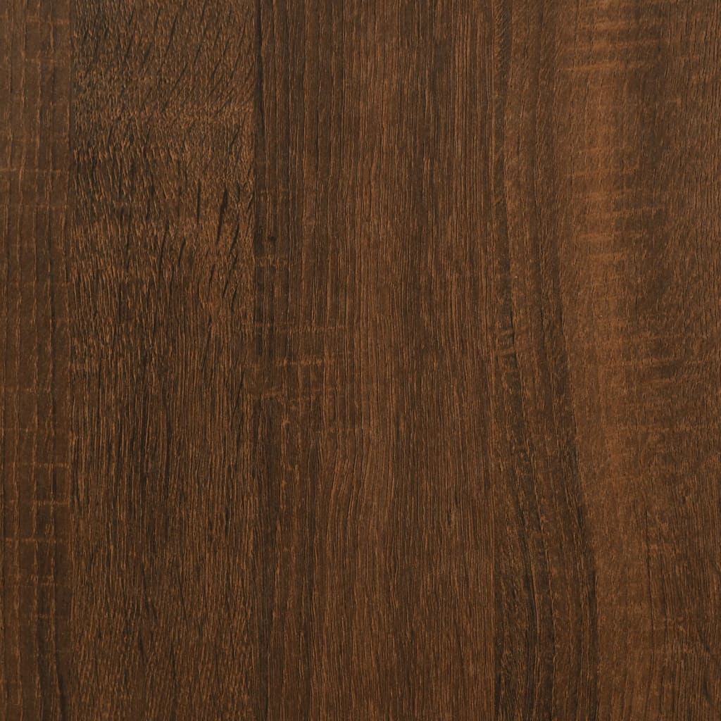 Mesa De Comedor Madera De Ingeniería Marrón Roble 120x60x76 Cm_4