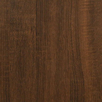 Mesa De Comedor Madera De Ingeniería Marrón Roble 120x60x76 Cm_4