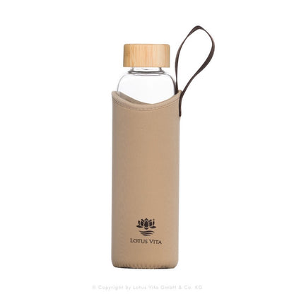 Botella Cristal Borosilicato Con Gemas Lotus Vita_2
