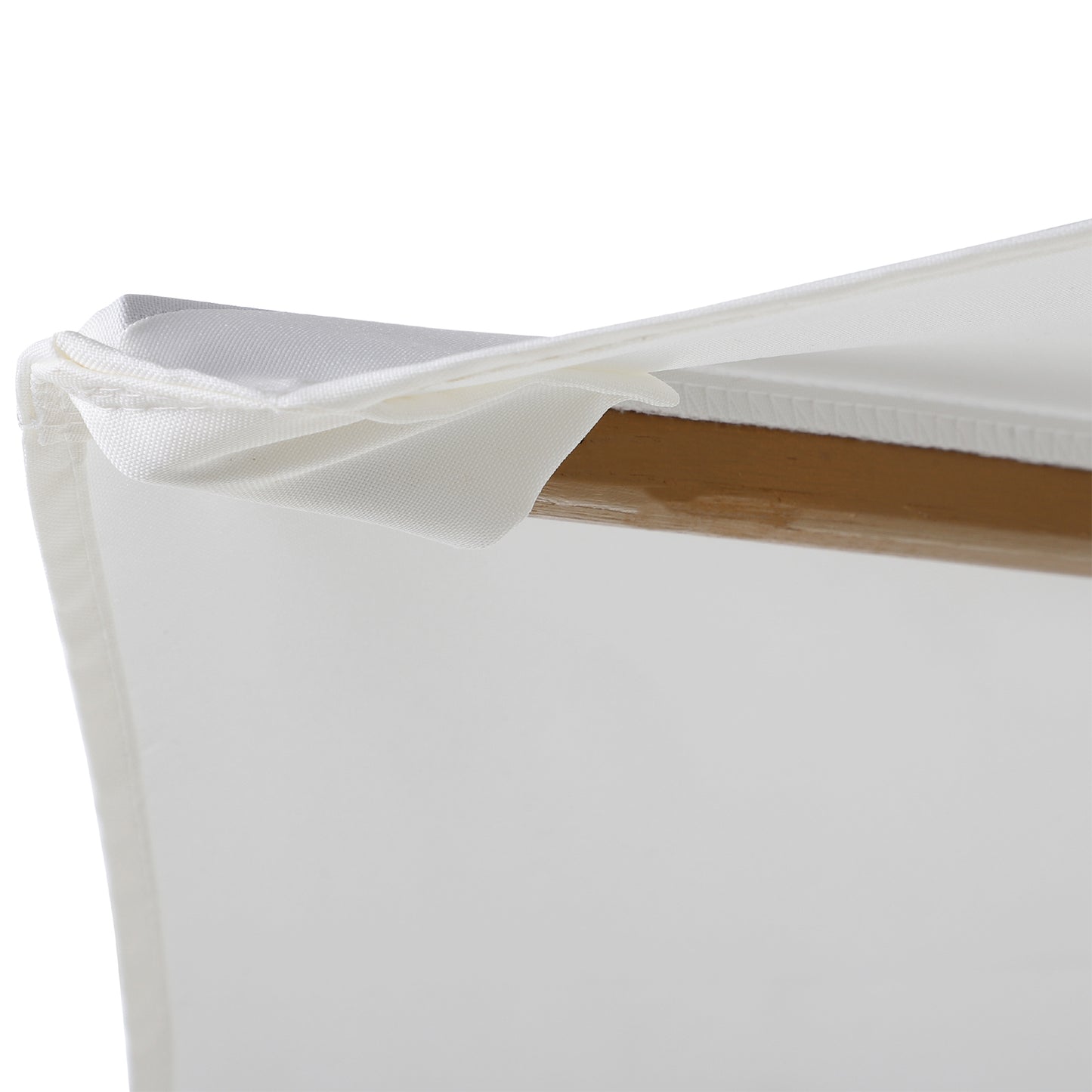 Outsunny Sombrilla De Jardín Ø250x230 Cm Con Poste Desmontable Blanco_3