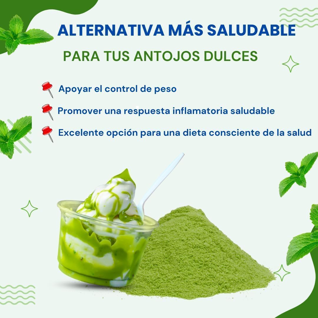 Stevia En Polvo Bio - 100g | Endulzante Natural Ecológico Vegano, Alternativa Al Azúcar Refinado, Sin Gluten_5
