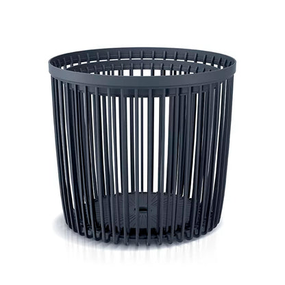 Cesta De Jardín Soporte - Mesa Auxiliar Decorativa Clubo 35+50l , Dimensiones (mm) 590x590x455, Color Antracita