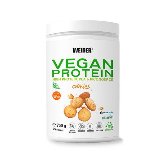 Proteína Vegan - Bolachas, 750g. Weider