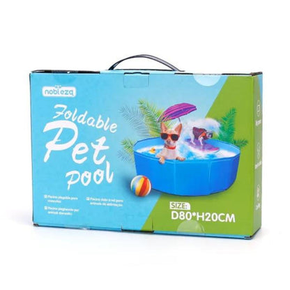 Piscina dobrável para animais de estimação D80 x A20 cm Nobleza