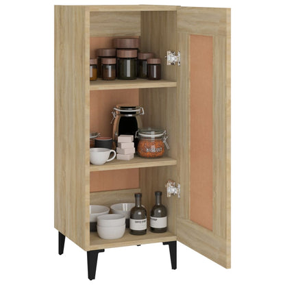 Aparador Madera Contrachapada Color Roble Sonoma 34,5x34x90 Cm / Vetonek_2