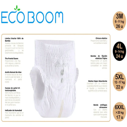 Calças de bambu Pure Ecoboom tamanho L 24 unid.