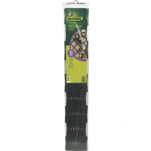 Treliça extensível em PVC 1x2 m antracite Trelliflex Nortene
