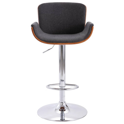 Taburete De Cocina Tela Gris_0