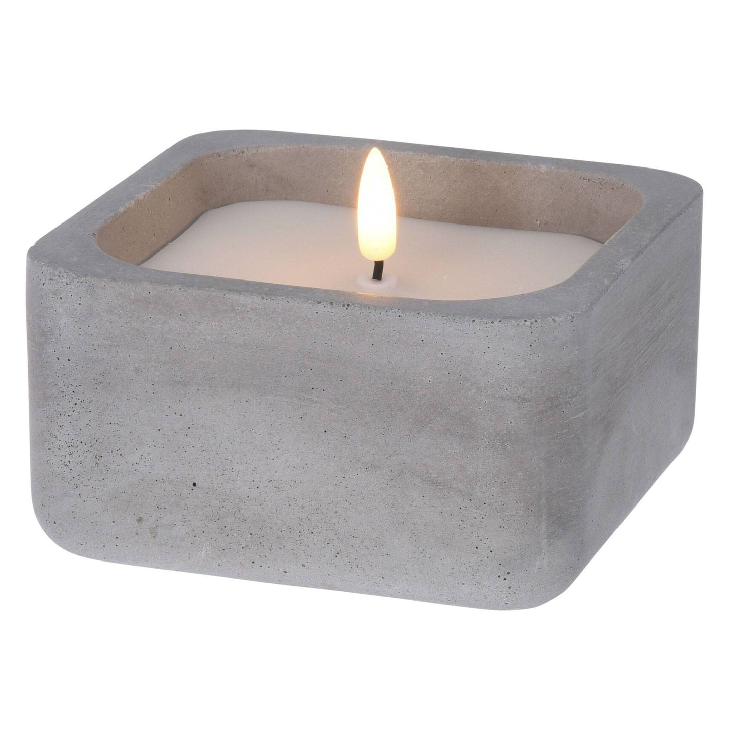 Well Home - Pack 6 Velas Led Cuadrarda Gris_2