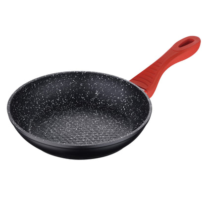 Pack De 3 Sartenes De 20/24/28cm En Aluminio Forjado + Set De 3pc Utensilios De Cocina En Silicona Y Madera_4