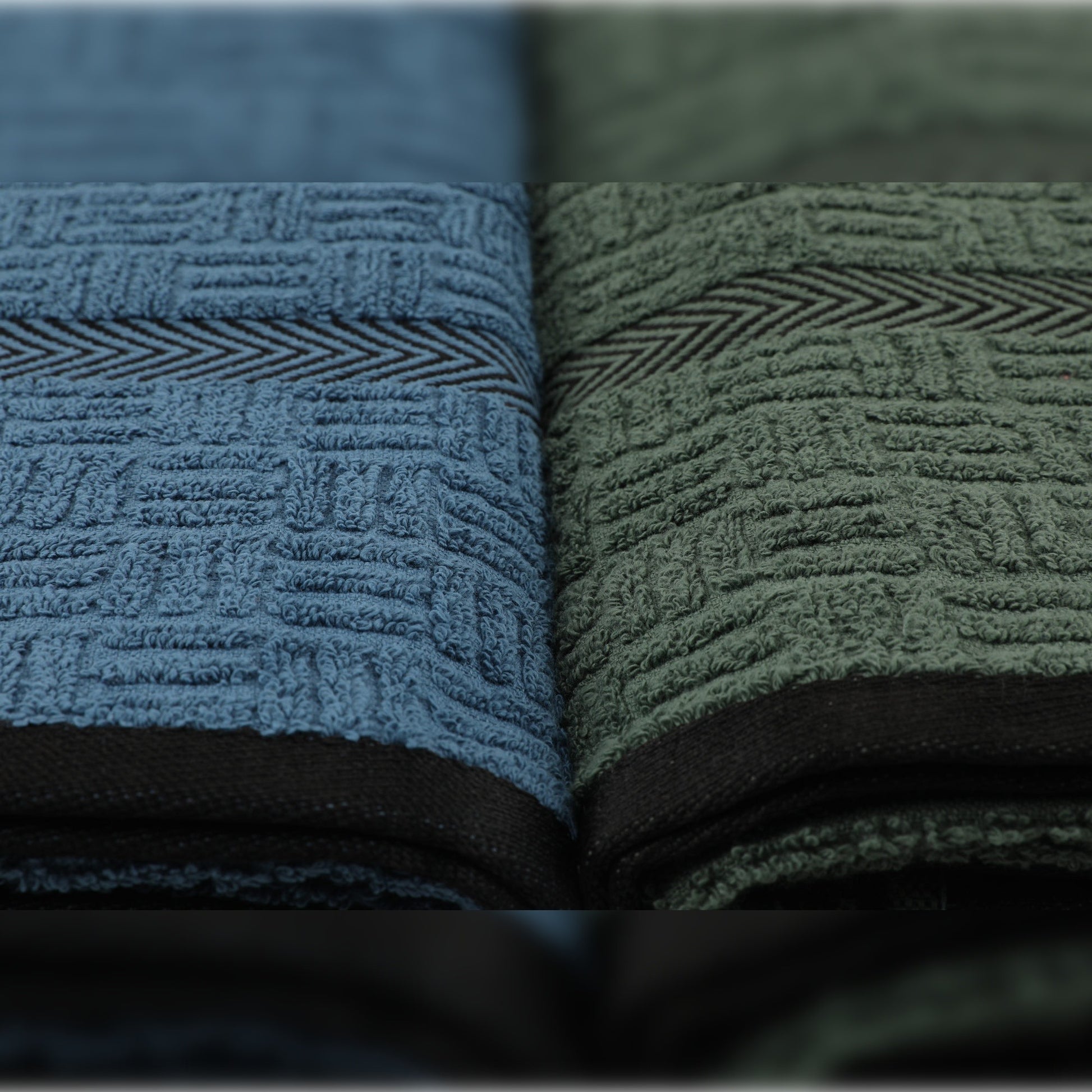 Juego De Toallas De Mano (4 Piezas) Azul, Azul Oscuro, Verde, Antracita_3