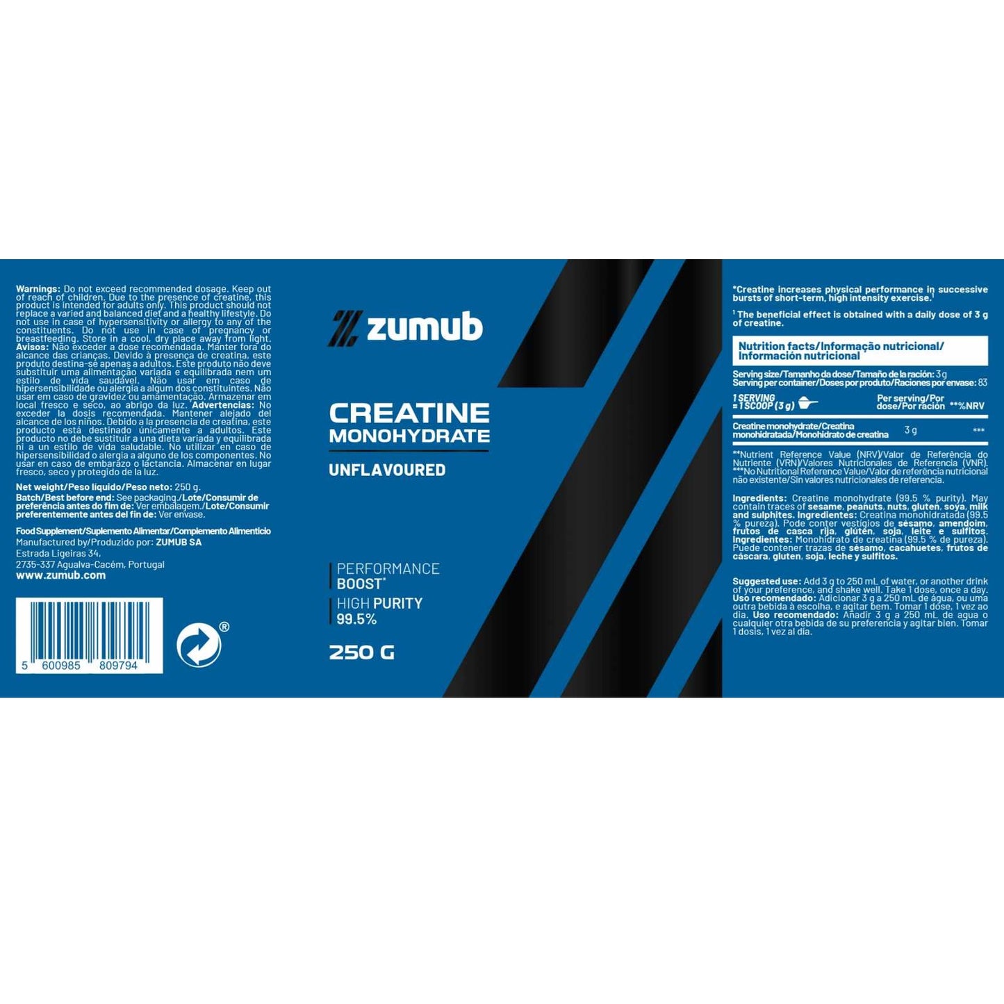 Zumub Creatine 250 G_1