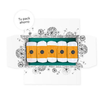Pack económico de fraldas e cuecas Lillydoo, tamanho 5, 12-17 kg, 105 unidades 