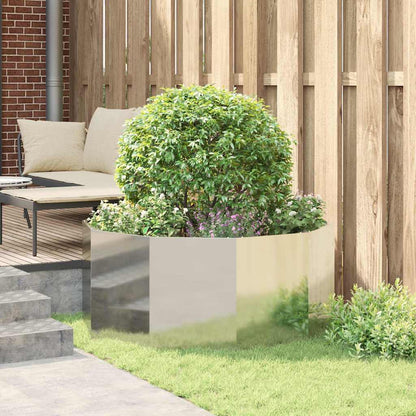 Jardinera Plateado 120 X 120 X 50 Cm Acero Galvanizado_3
