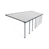Canopy Fair Marquee Pérgola em alumínio 3x10,9 m Cinza