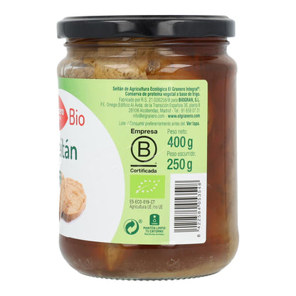 Seitan Enlatado Biológico El Granero, 400 g