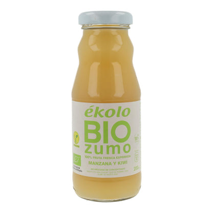 Sumo biológico 100% de kiwi e maçã da Ékolo