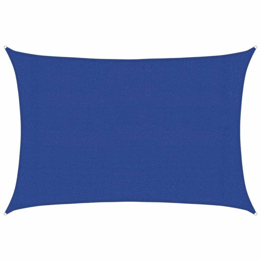Vidaxl Toldo De Vela Rectangular Hdpe Azul 160 G/m² 3x4,5 M_0