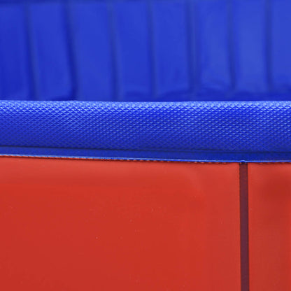 Piscina Para Perros Plegable Pvc Rojo 300x40 Cm_5