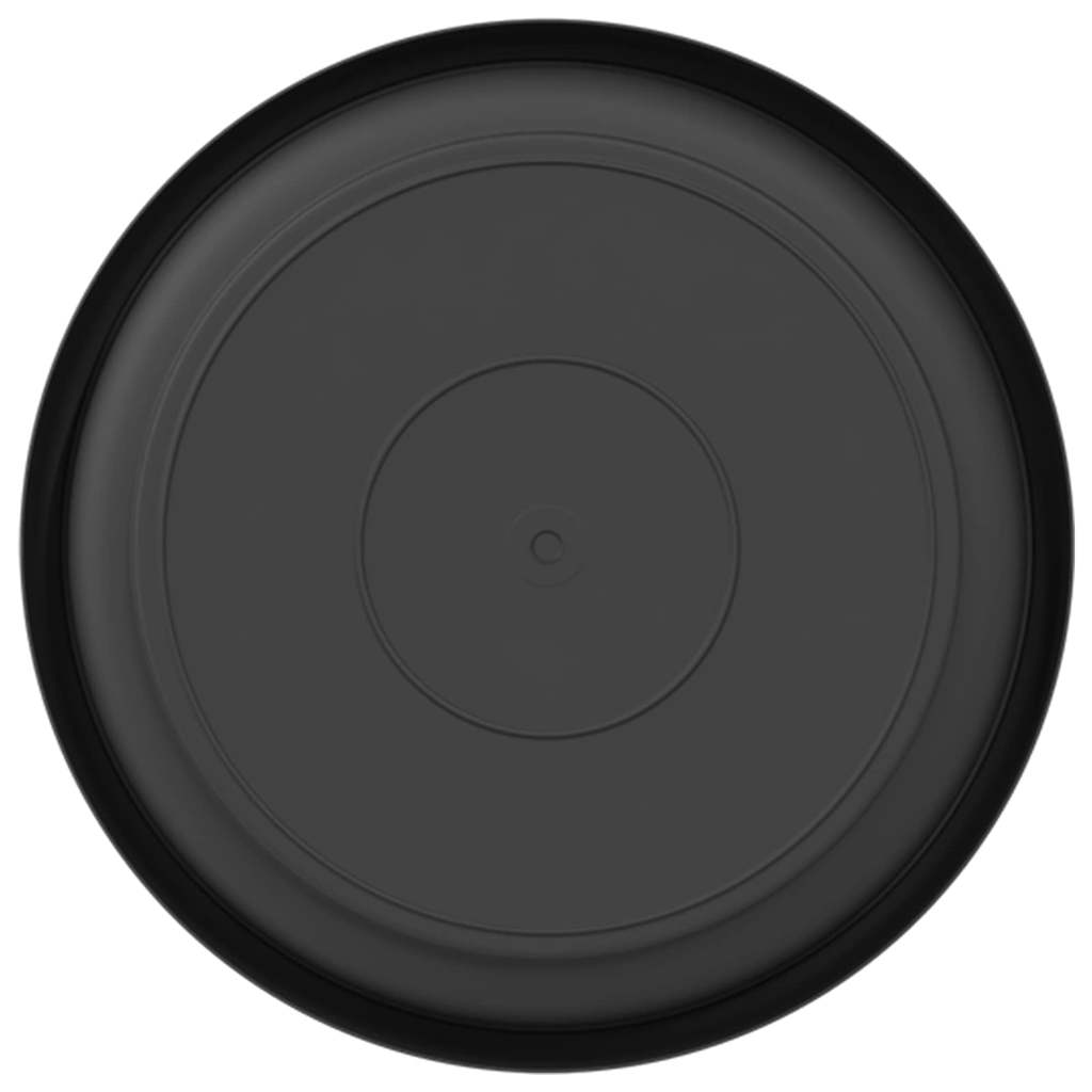 Bandeja Redonda Para Flores 6 Uds. Negro Ø 17,5 X 2 Cm Plástico_5