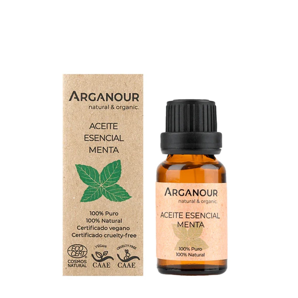 Óleo essencial de hortelã-pimenta 100% puro Arganour 15ml