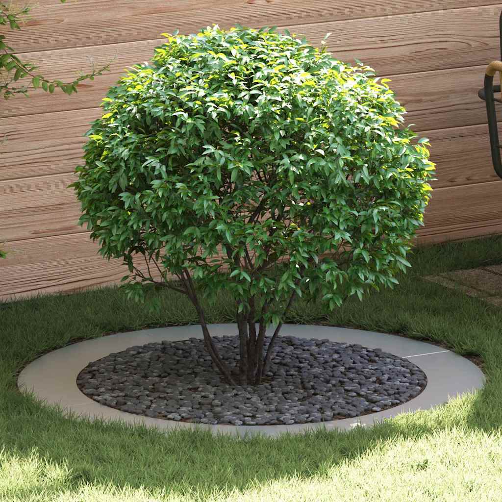 Adecuado Para Anillos De Árbol Plano 5 Uds. Plateado Ø90/120 Cm_1