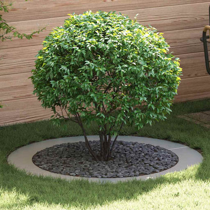 Adecuado Para Anillos De Árbol Plano 5 Uds. Plateado Ø90/120 Cm_1