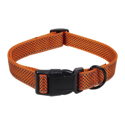 Collar Para Perros Reflectante Naranja 2,5 X 40-55 Cm_0