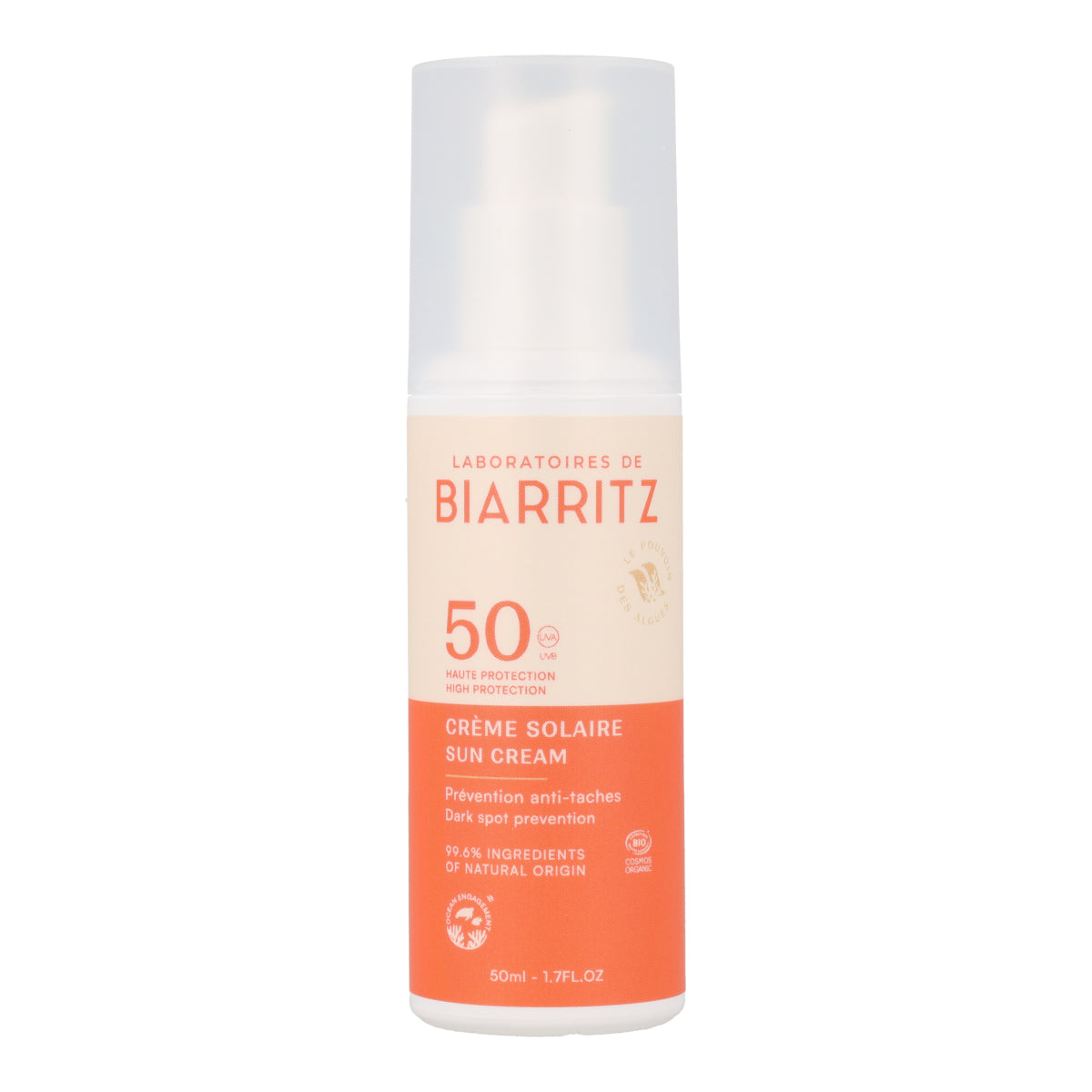 Protetor Solar Facial FPS 50 Biarritz Laboratories 50 ml