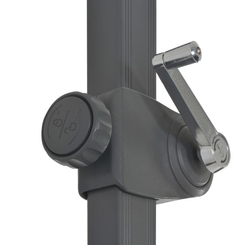 Vidaxl Sombrilla De Jardín Con Base Portátil Gris Antracita_5