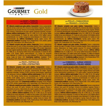 Tarte GOURMET GOLD Multipack (8x85gr)