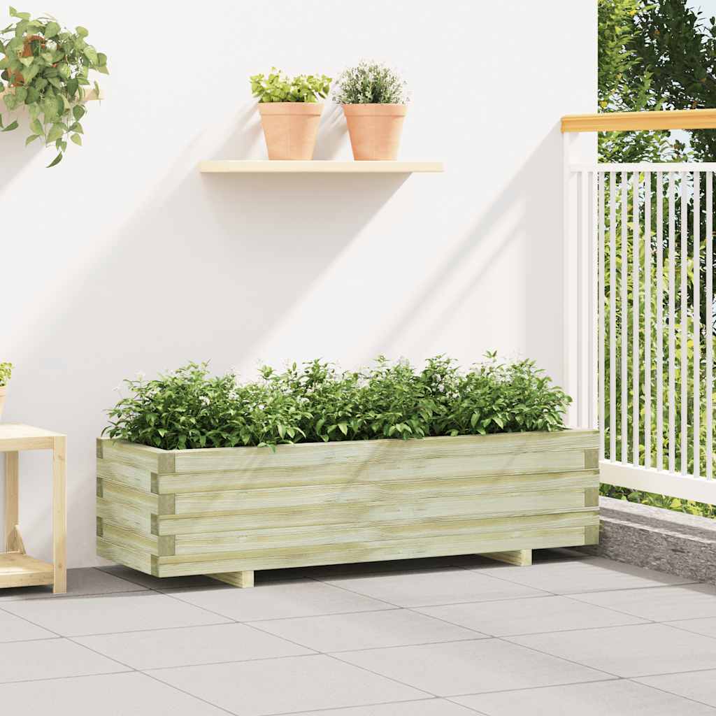 Arriate Rectangular Madera 120x40x30 Cm_2