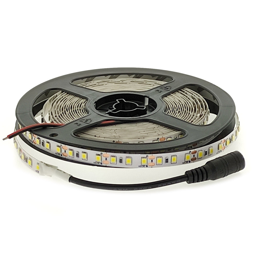 Tira Led Monocolor Smd2835, Dc12v, 5m (120led/m), 25w, Ip20, Blanco Neutro_3