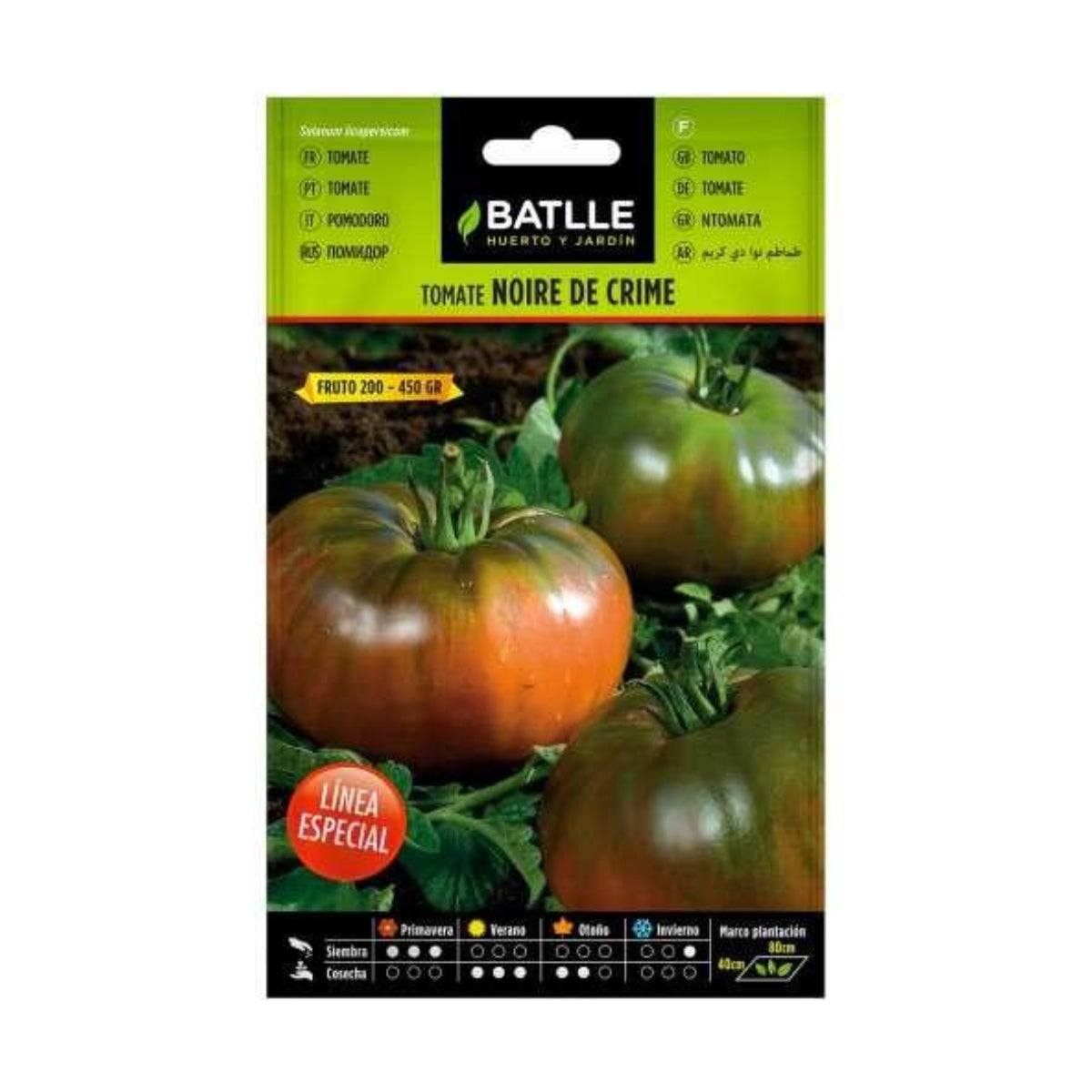 Sementes de tomate preto Crime Batlle