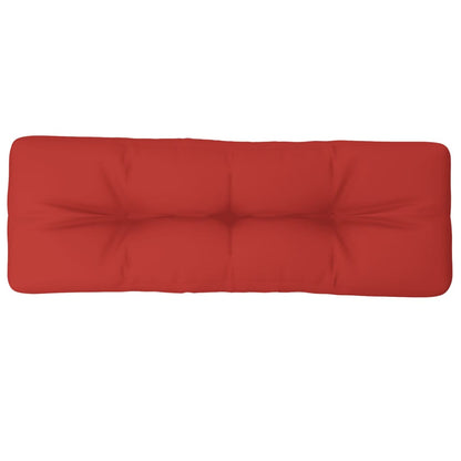 Vidaxl Cojín Para Sofá De Palets De Tela Rojo 120x40x12 Cm_3