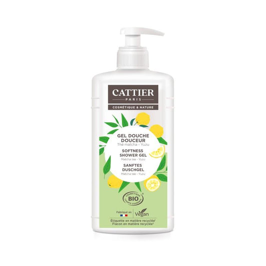 Gel de ducha suavizante te matcha-yuzu Cattier 1 l