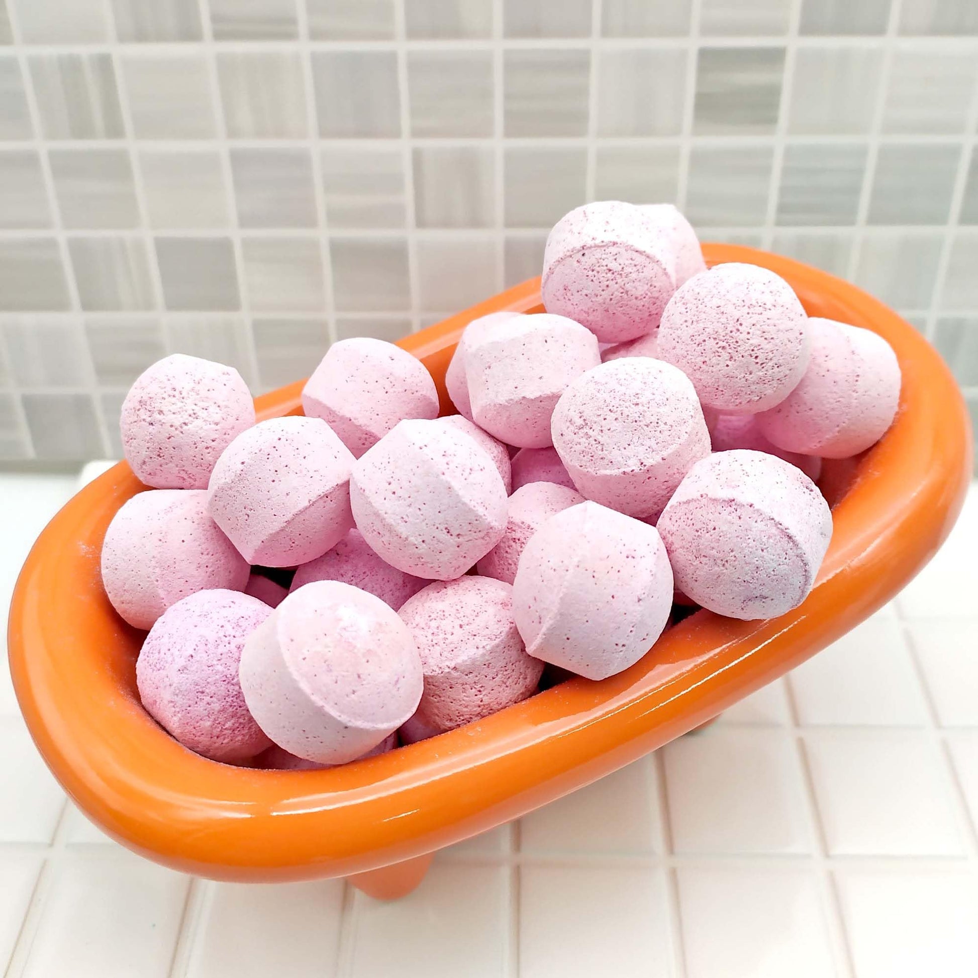 250 Mini Bombas Efervescentes Para Manicura Y Pedicura - Aroma: Frambuesa - Pack Especial Profesionales_2