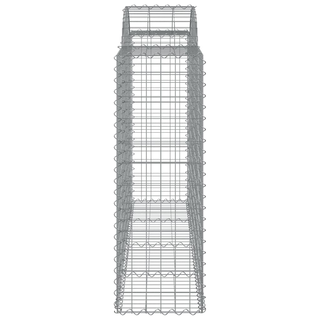 Cestas Gaviones 15 Uds Forma De Arco Hierro 200x50x120/140 Cm_4