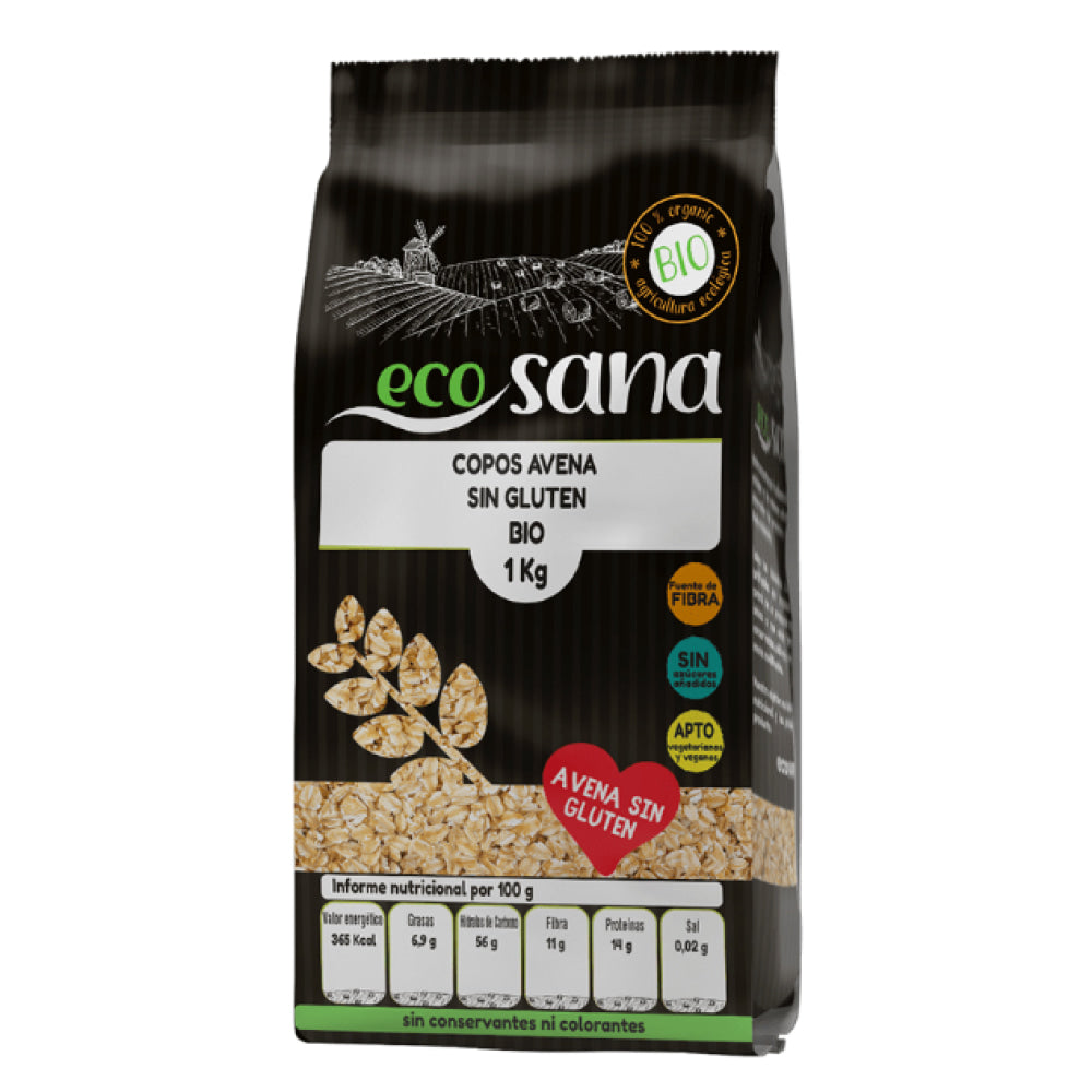 Copos De Avena Grueso Integral Sin Gluten Bio 1 Kg_0