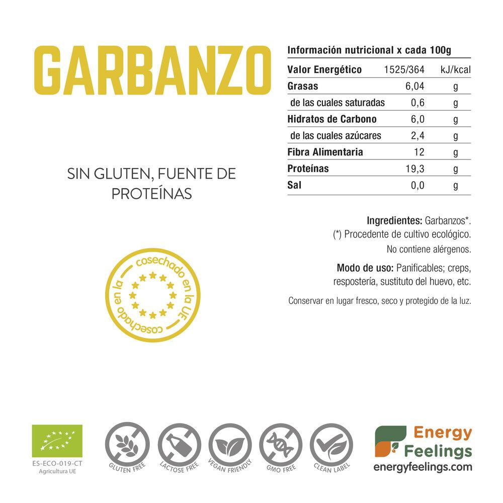 Farinha de GRÃO-DE-BICO ECO: (1 Kg) Embalagem XXL